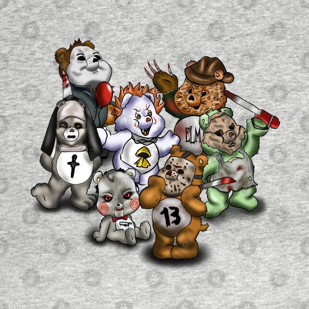 Scare Bears by Danispolez_illustrations